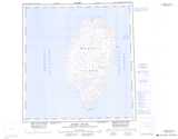 045H MANSEL ISLAND Topographic Map Thumbnail - Fisher Strait NTS region