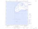 045M CAPE KENDALL Topographic Map Thumbnail - Fisher Strait NTS region