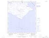 045P BELL PENINSULA Topographic Map Thumbnail - Fisher Strait NTS region