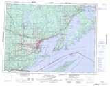 052A THUNDER BAY Topographic Map Thumbnail - Ontario West NTS region