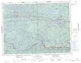 052B Quetico Topographic Map Thumbnail 1:250,000 scale