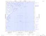 055F Dawson Inlet Topographic Map Thumbnail 1:250,000 scale
