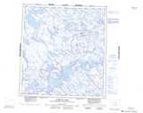 055L KAMINAK LAKE Printable Topographic Map Thumbnail