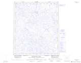 056F PENNINGTON LAKE Printable Topographic Map Thumbnail