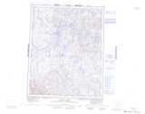 056I CURTIS LAKE Topographic Map Thumbnail - Keewatin NTS region