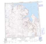 058H BEAR BAY WEST Topographic Map Thumbnail - Somerset NTS region