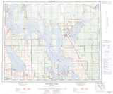 062O Dauphin Lake Topographic Map Thumbnail 1:250,000 scale