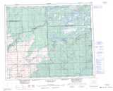063E PASQUIA HILLS Topographic Map Thumbnail - Lake Winnipeg NTS region