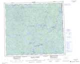 063M Pelican Narrows Topographic Map Thumbnail 1:250,000 scale