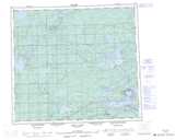 064A SPLIT LAKE Printable Topographic Map Thumbnail