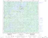064B UHLMAN LAKE Topographic Map Thumbnail - Manitoba North NTS region