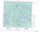 064C GRANVILLE LAKE Topographic Map Thumbnail - Manitoba North NTS region