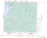064F Brochet Topographic Map Thumbnail 1:250,000 scale