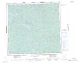 064I SHETHANEI LAKE Printable Topographic Map Thumbnail