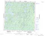 064K WHISKEY JACK LAKE Printable Topographic Map Thumbnail