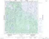 064O MUNROE LAKE Printable Topographic Map Thumbnail