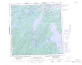 065D SNOWBIRD LAKE Topographic Map Thumbnail - Dubawnt NTS region
