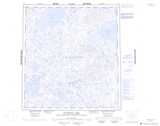 065J TULEMALU LAKE Topographic Map Thumbnail - Dubawnt NTS region