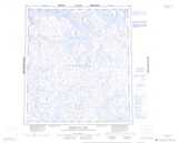 065O TEBESJUAK LAKE Topographic Map Thumbnail - Dubawnt NTS region