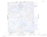 066A SCHULTZ LAKE Topographic Map Thumbnail - Kivalliq NTS region