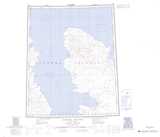 069E Hassel Sound Topographic Map Thumbnail 1:250,000 scale