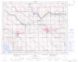 072I Regina Topographic Map Thumbnail 1:250,000 scale