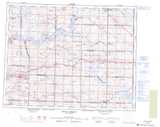 072J Swift Current Topographic Map Thumbnail 1:250,000 scale