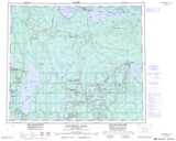 073I WAPAWEKKA HILLS Topographic Map Thumbnail - Prairies North NTS region