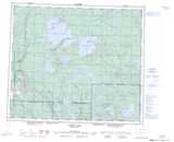 073J GREEN LAKE Topographic Map Thumbnail - Prairies North NTS region