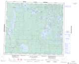 073O ILE-A-LA-CROSSE Topographic Map Thumbnail - Prairies North NTS region