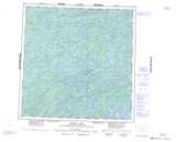 075B Abitau Lake Topographic Map Thumbnail 1:250,000 scale