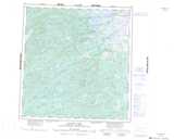 075G MCCANN LAKE Printable Topographic Map Thumbnail