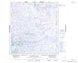 075I BEAVERHILL LAKE Topographic Map Thumbnail - Reliance NTS region