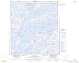 075L SNOWDRIFT Printable Topographic Map Thumbnail
