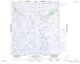 075P HANBURY RIVER Printable Topographic Map Thumbnail