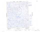 076F NOSE LAKE Printable Topographic Map Thumbnail