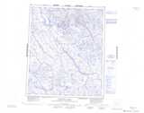 076G Beechey Lake Topographic Map Thumbnail 1:250,000 scale