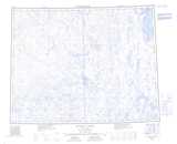 077G BURNS LAKE Printable Topographic Map Thumbnail