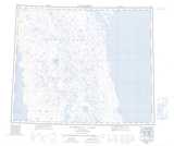 078A CAMPSALL LAKE Topographic Map Thumbnail - Melville Sound NTS region