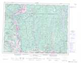 082E Penticton Topographic Map Thumbnail 1:250,000 scale