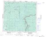 084A ALGAR LAKE Topographic Map Thumbnail - Alberta North NTS region