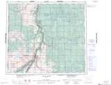 084C PEACE RIVER Topographic Map Thumbnail - Alberta North NTS region