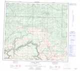 084D CLEAR HILLS Topographic Map Thumbnail - Alberta North NTS region