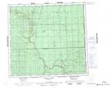084G WADLIN LAKE Topographic Map Thumbnail - Alberta North NTS region