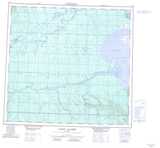 084I LAKE CLAIRE Topographic Map Thumbnail - Alberta North NTS region