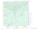 084J JOHN D'OR PRAIRIE Topographic Map Thumbnail - Alberta North NTS region