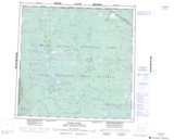 084P PEACE POINT Topographic Map Thumbnail - Alberta North NTS region