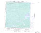 085E Mills Lake Topographic Map Thumbnail 1:250,000 scale