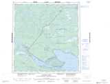 085F FALAISE LAKE Topographic Map Thumbnail - Great Slave NTS region