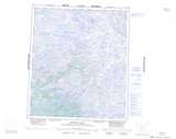 086A WINTER LAKE Topographic Map Thumbnail - Great Bear East NTS region